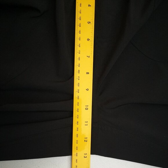 NWT Reebok Ladies Size Large Black Elastic & Tie Waist Active Capris - Picture 12 of 13